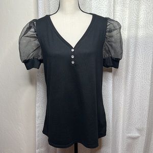 NEW Retrology vintage style V-neck blouse